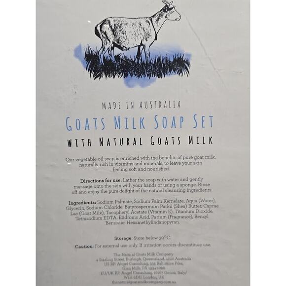 The Natural Goats Milk Company Goats Milk 8 Bars Soap Made in Australia NEW - Picture 6 of 12